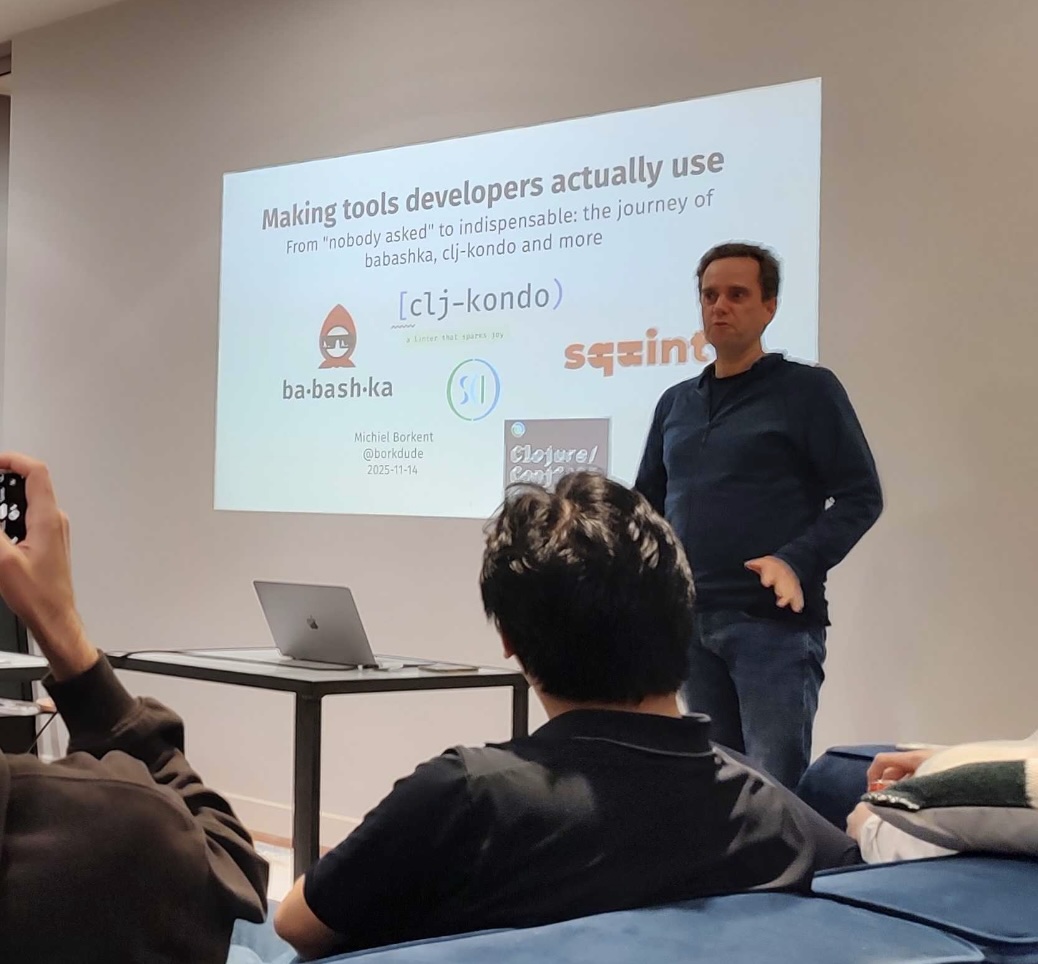 presentation at Dutch Clojure meetup